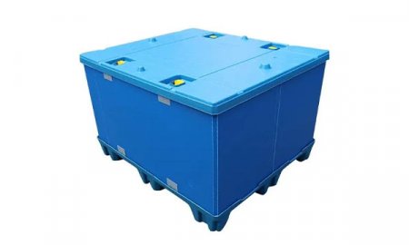 Гофрированный пластиковый поддон с рукавами