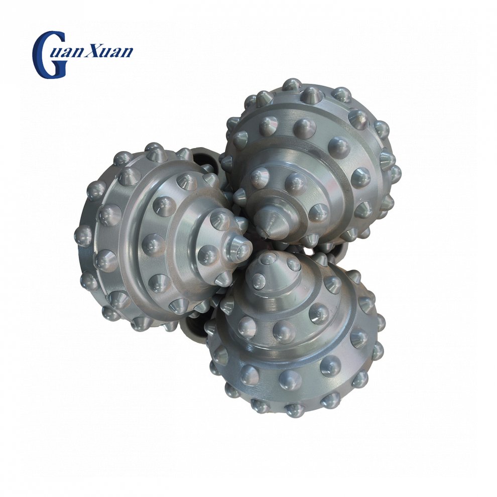 Трехшарошечное сверло с тремя конусами Трехшарошечное сверло с шарошкой для