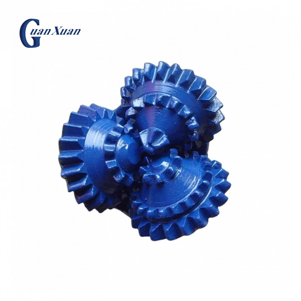 API 7 1/2", 7 7/8" -9 1/2", 9 5/8", 9 7/8", трехшарошечное долото/скальное