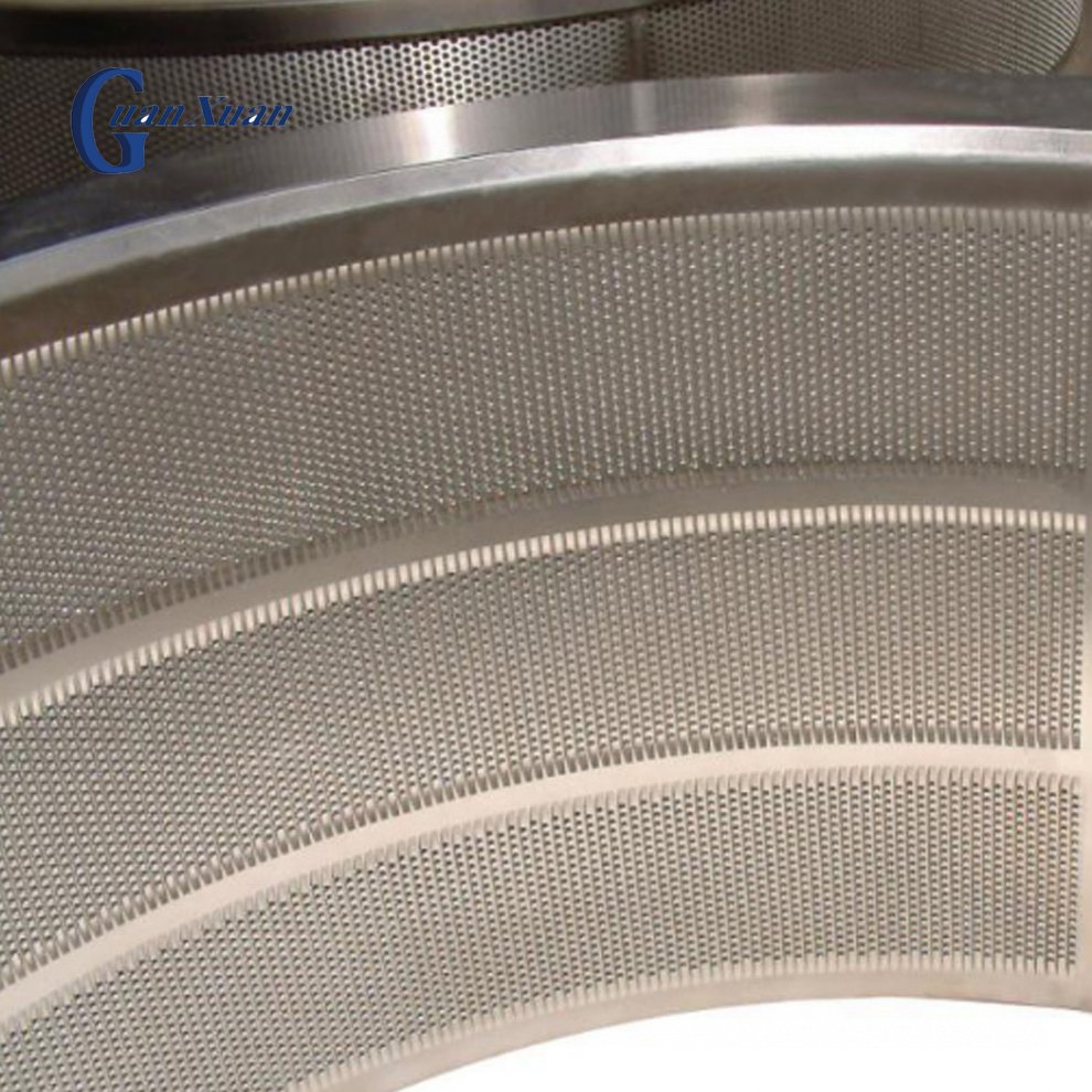 Прямые продажи с завода Профиль просверленных отверстий Корзина для сита Пластина для сверления