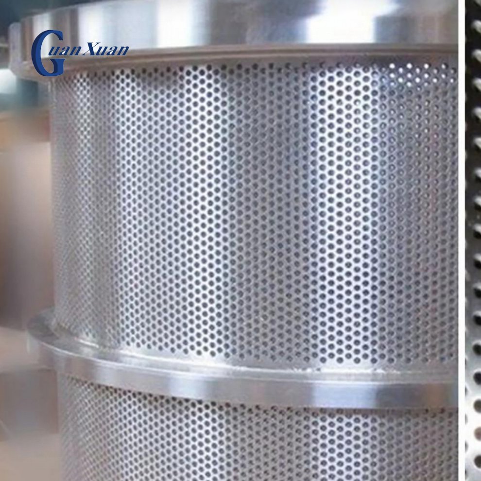 Прямые продажи с завода Профиль просверленных отверстий Корзина для сита Пластина для сверления