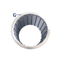 Индивидуальный размер клиновидной проволоки щелевой сетчатый фильтр корзина перфорированная пластина