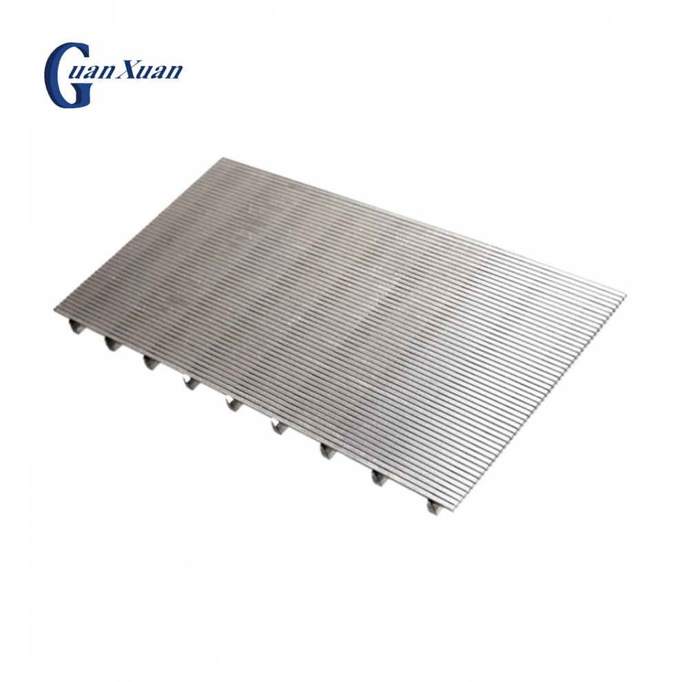 Проволочно-клиновая щелевая корзина сита изогнутые микронные сита