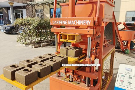 DF2 - 10 машина для производства глиняного кирпича, новые испытания, видео фото