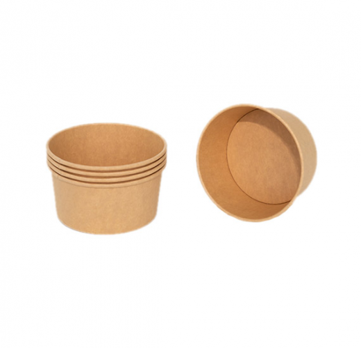 Ведро с супом из лапши