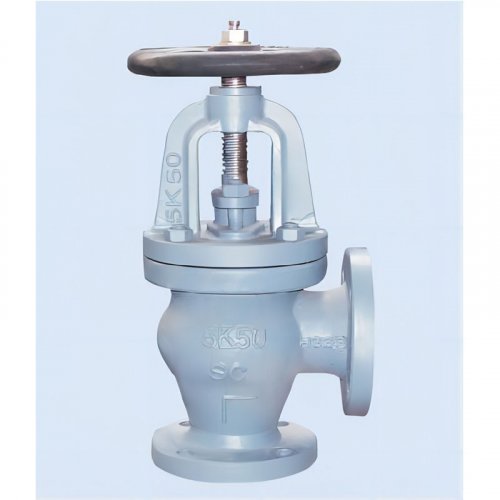 Угловой клапан из литой стали JIS F7312 5K для морского применения