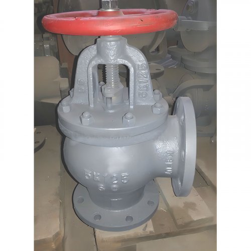 JIS F7312C 5K Морской литой стальной обратный угловой клапан с резьбой вниз