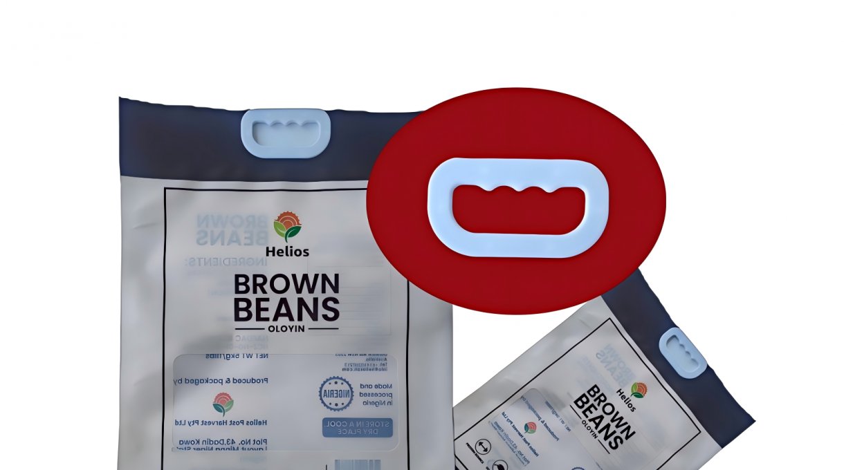 Пластиковый упаковочный пакет с ручкой