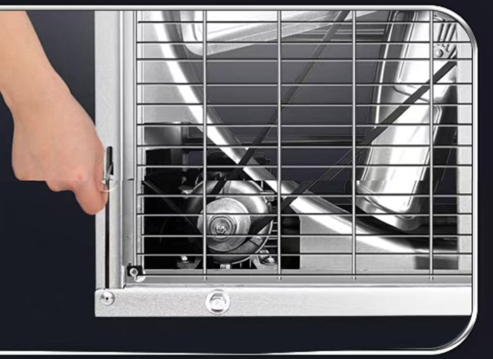 Кольцо с ручным управлением для естественной вентиляции.