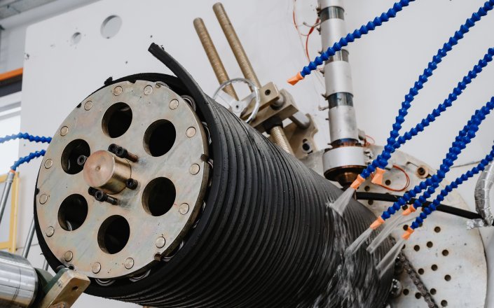 HDPE большой диаметр половинчатая намоточная труба