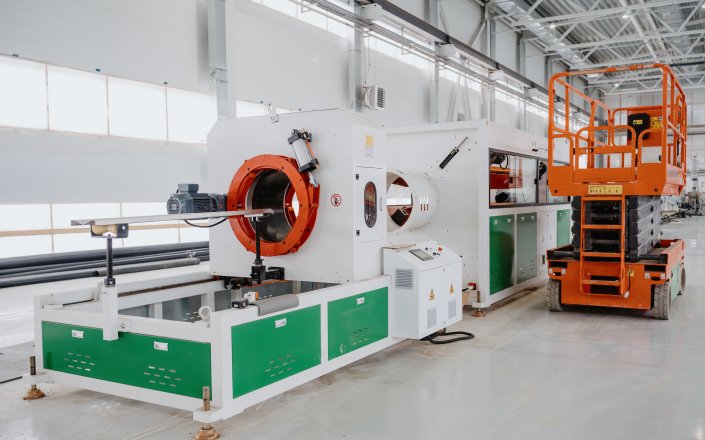 Бетономешалка, специально разработанная для резки труб