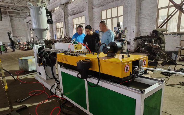 Линия для производства моностеновых гофрированных труб