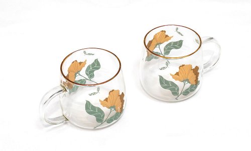 Оптовая продажа пива, молока, питья, прозрачная современная декоративная большая стеклянная кофейная кружка