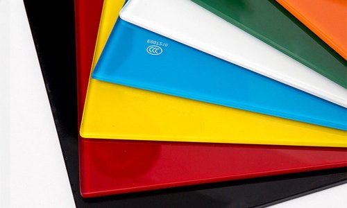 Красочные задние брызги окрашенное стекло/лакированное стекло для мебели шкаф для украшения