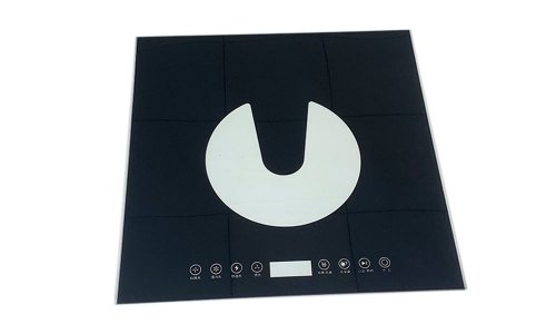 Подгонянный шаблон шелкового экрана печатая закаленную стеклянную панель для стиральной машины