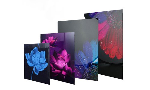 Изделие Из Стекла Для Двери Холодильника И Морозильной Камеры На Заказ, Украшение Для Дома, Шелковая Печать, Витражный Узор, Роспись По Стеклу