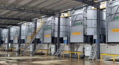 High efficiency closed fermentation machine