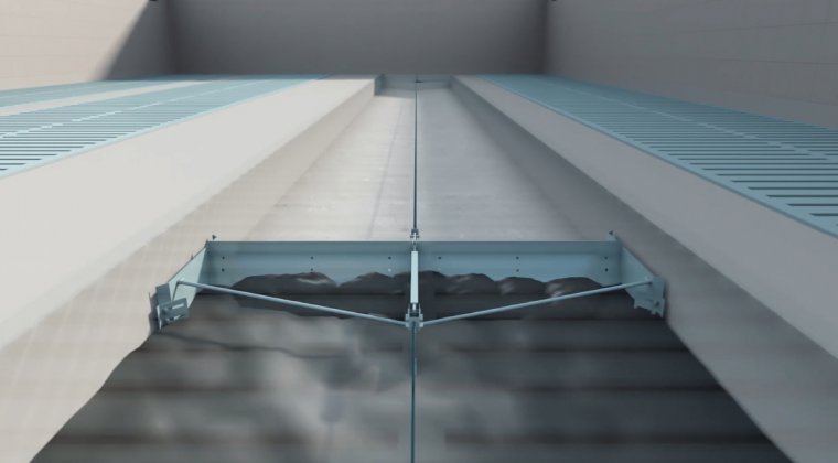 Автоматический скрепер для навоза