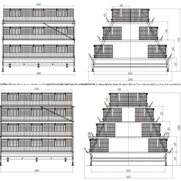 Автоматическая клетка для молодок типа А