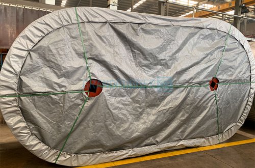 Ленточный конвейер ковшового элеватора со стальным тросом