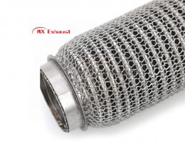 custom exhaust flexible pipe with outer wire mesh for car exhaust system