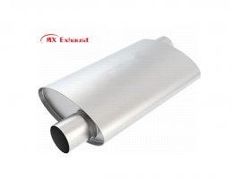 universal high flow exhaust muffler ss409 for car upgrade