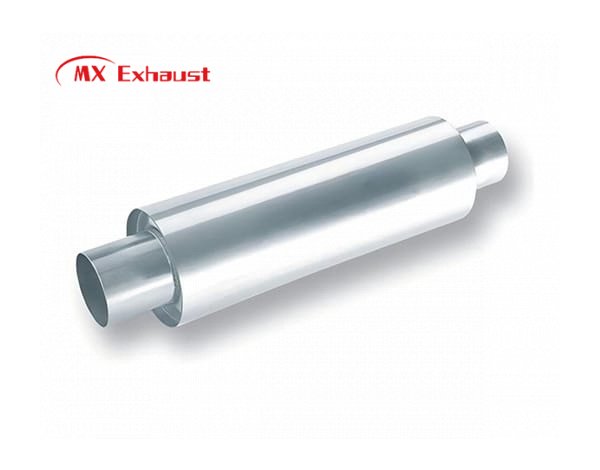 performance exhaust muffler ss409 polished finish high flow