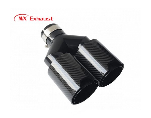 forged finish exhaust tip for BMW