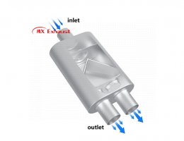 Customizable Aluminized Chamber Muffler