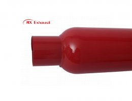 aftermarket red resonator deep sound exhaust performance upgrade