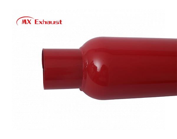 aftermarket red resonator deep sound exhaust performance upgrade