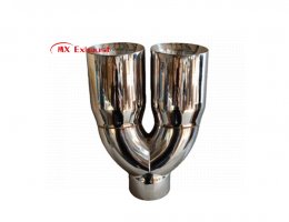 car and truck dual exhaust tip stainless steel performance upgrade