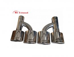benz dual exhaust tip stainless steel 304 mirror polished exhaust tip