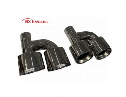 car and truck dual exhaust tip stainless steel polished tail pipe tip
