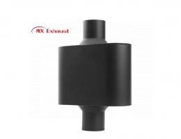 performance muffler center inlet center outlet chambered design