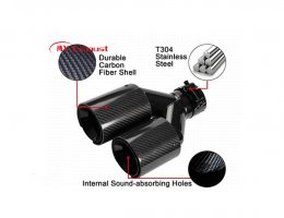 premium carbon fiber exhaust tip