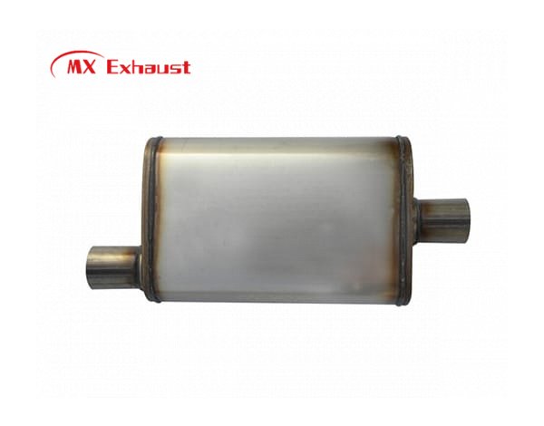 performance muffler center inlet side outlet exhaust design