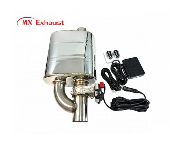 universal electric valve muffler 2.5 inch 3 inch inlet outlet