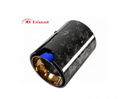 black carbon fiber exhaust tip for bmw short single outlet