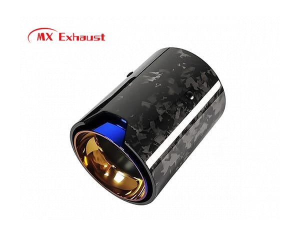 black carbon fiber exhaust tip for bmw short single outlet