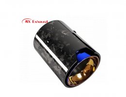aftermarket bmw exhaust tip carbon fiber short style upgrade