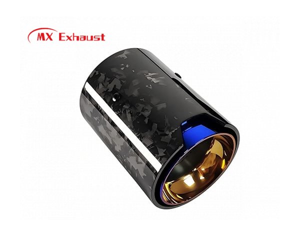 aftermarket bmw exhaust tip carbon fiber short style upgrade