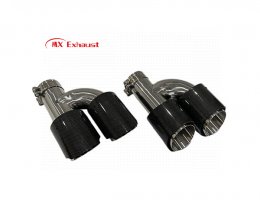 premium stainless steel carbon exhaust tip