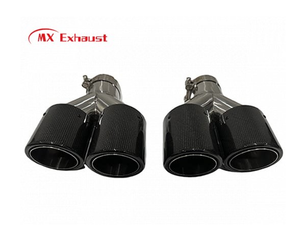 high-performance rolled exhaust tip for cars