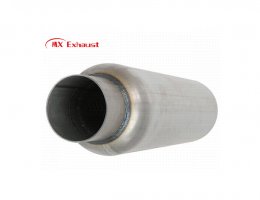 mirror polished painted original finish glasspack resonator exhaust