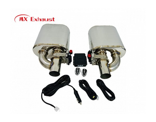 performance exhaust muffler electric valve remote control system
