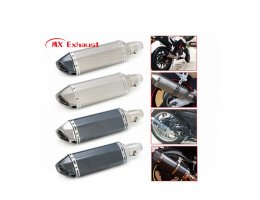 High Temp Resistant Small Hexagon Muffler for Motorcycles