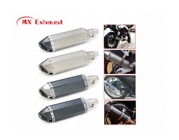 High Temp Resistant Small Hexagon Muffler for Motorcycles
