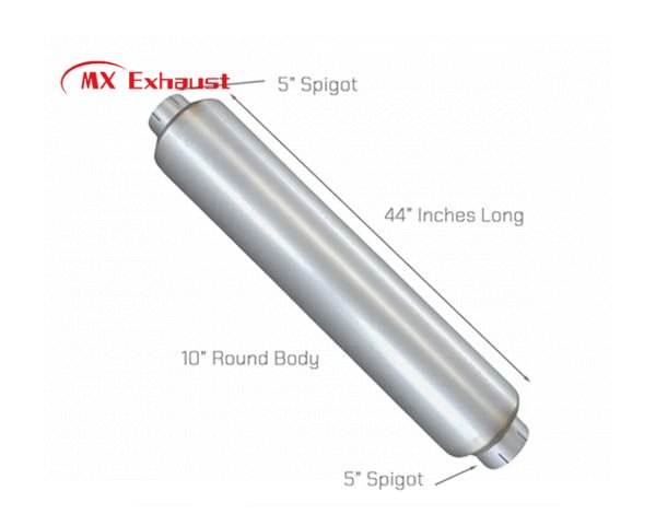 Straight Through Muffler for Trucks