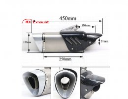 Motorcycle Heat Shield Muffler